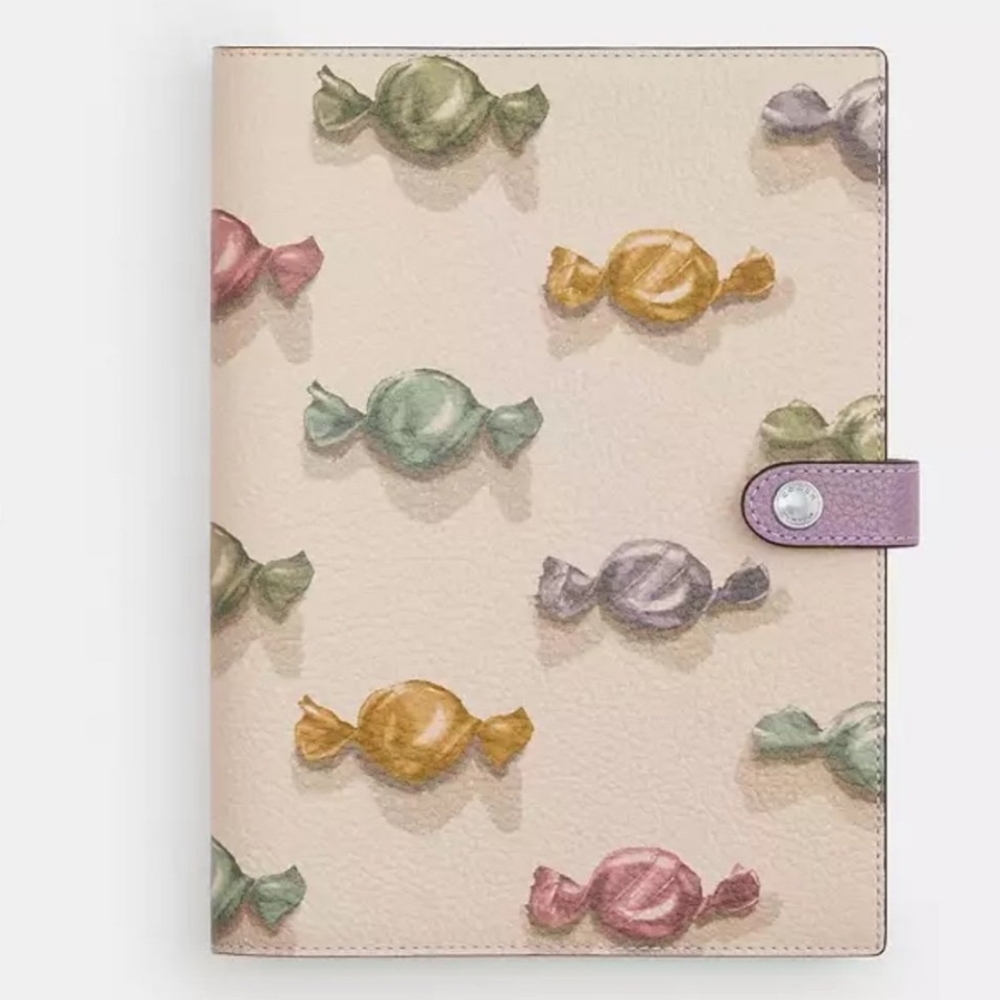 Coach Notebook in Candy Canvas  **NEW 2026 LIMITED EDITION**  **FAST SHIPPING**